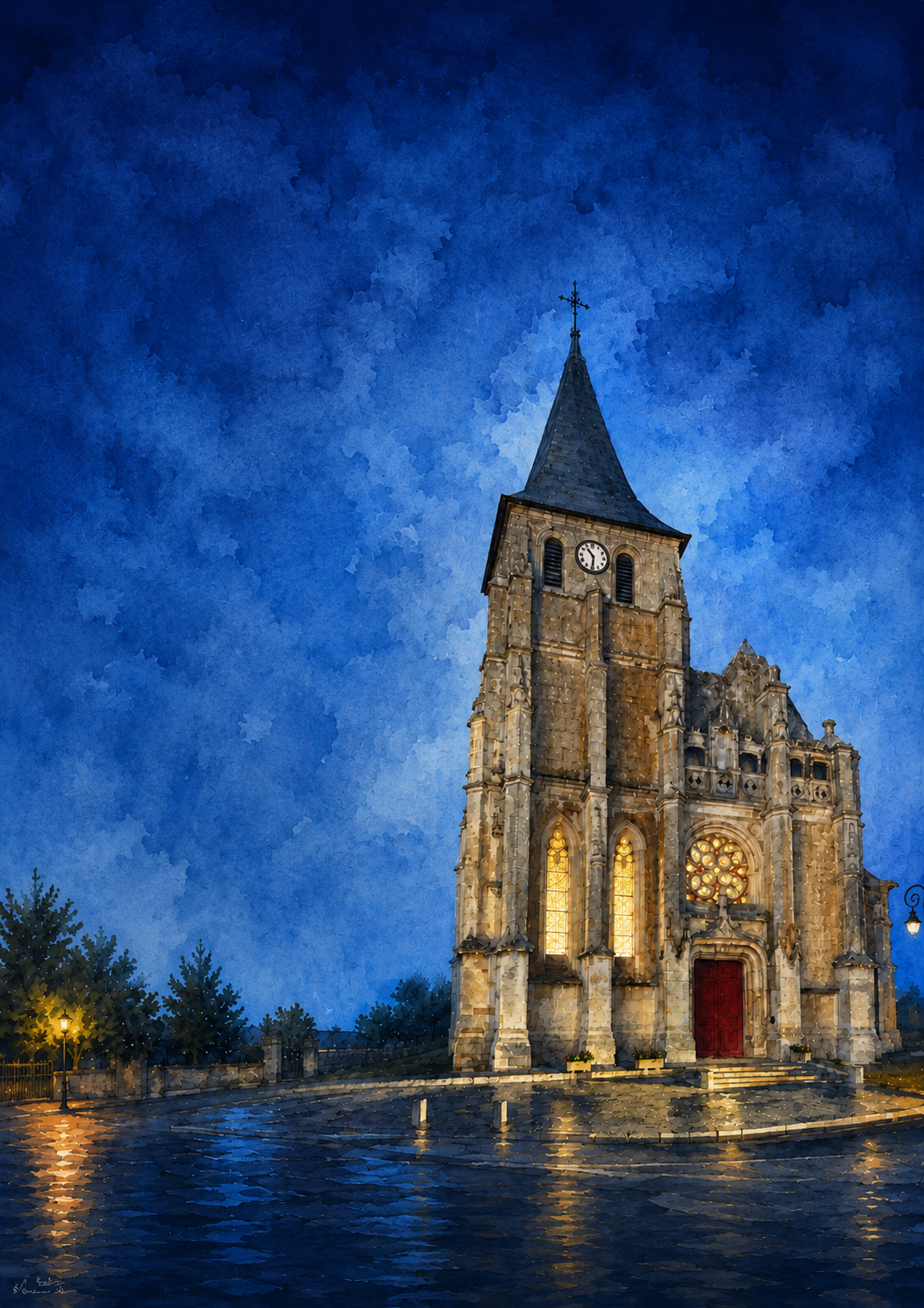 Église Saint-Aubin d’Écrosville
